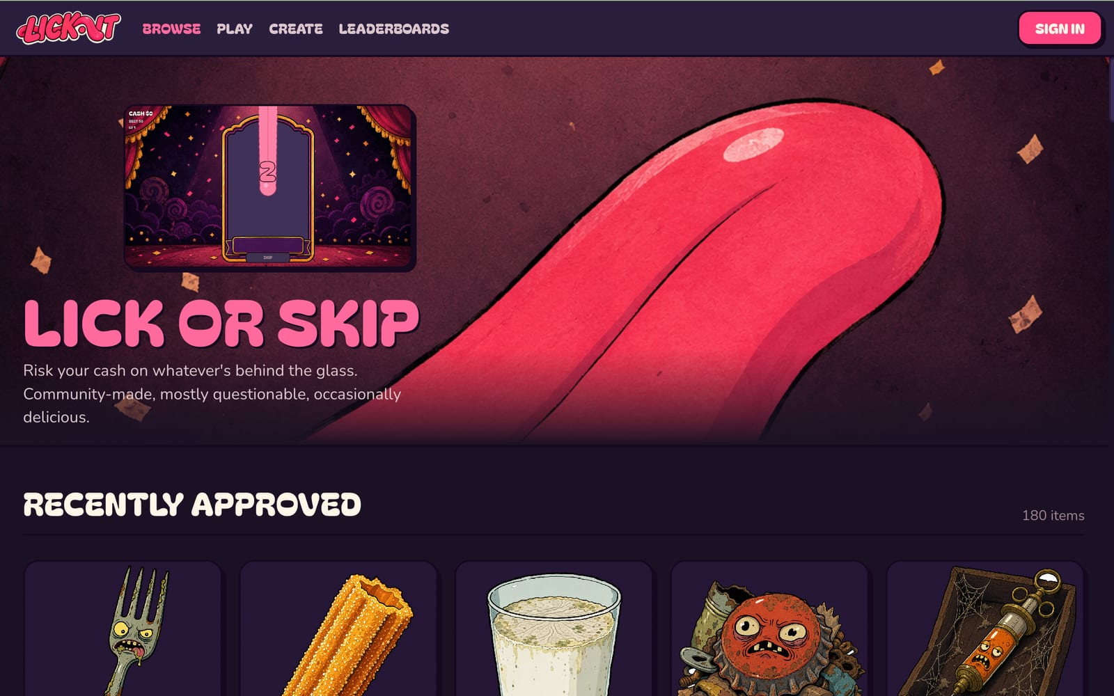 Lick-It screenshot