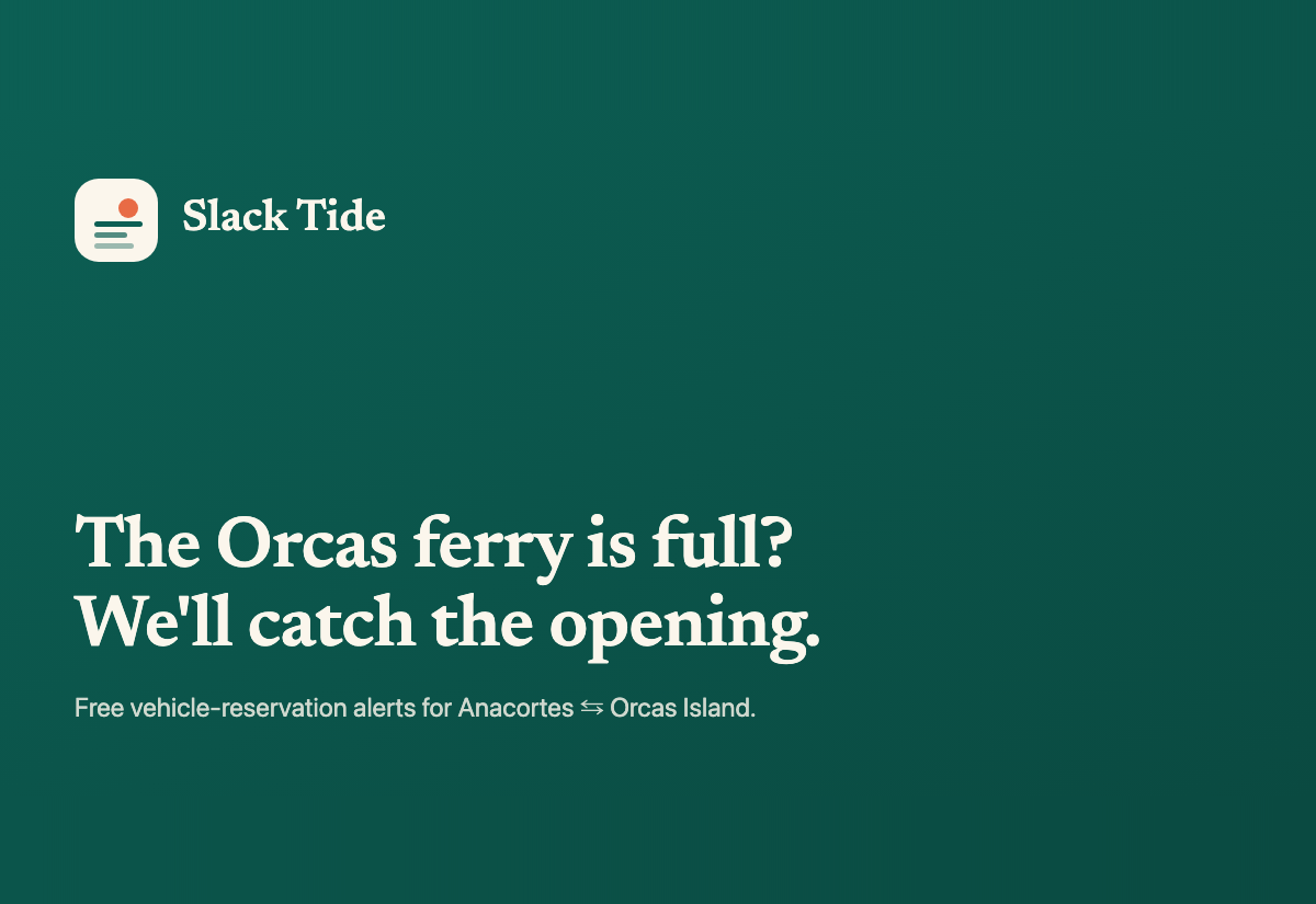 Slack Tide screenshot